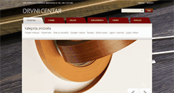Desktop Screenshot of drvni-centar.hr